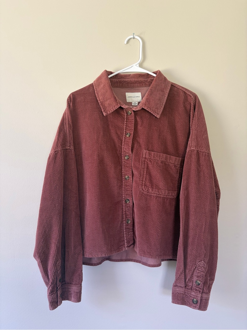American Eagle Outfitters Corduroy Button-Up Jacket